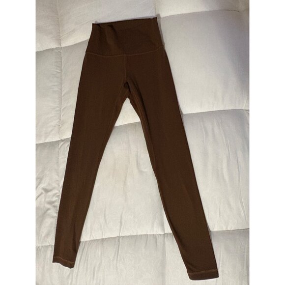 EXCELLENT Lululemon Align High-Rise Pant 28" Nulu Java Leggings Size 4 - Picture 10 of 10
